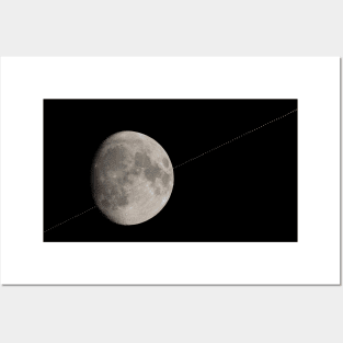 International Space Station transiting the Moon Posters and Art